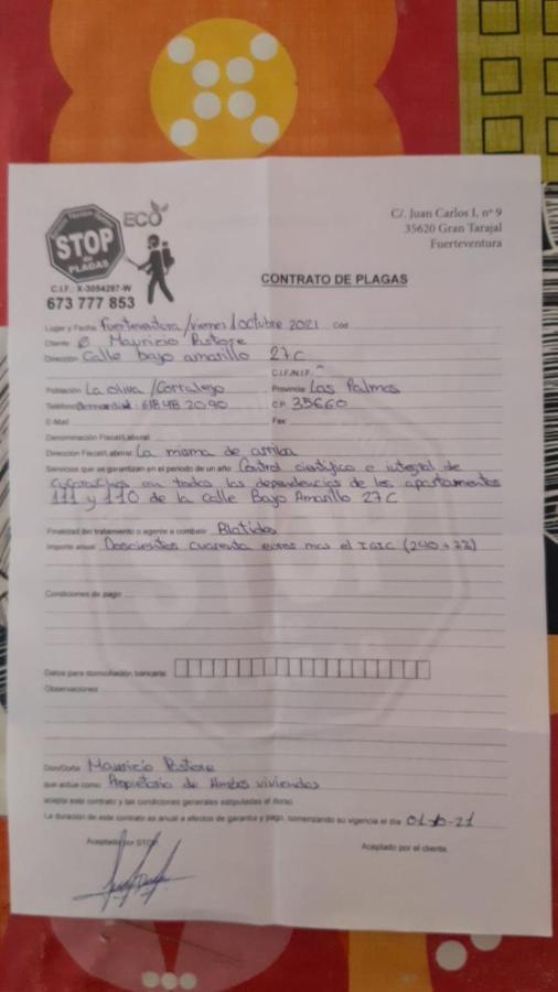 Case Fuerteventura Calle Bajo Amarillo 27-C 科拉雷侯 外观 照片